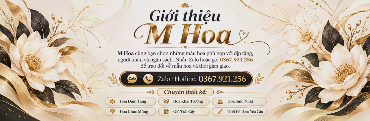 Ảnh bìa Shop hoa tươi Xã Thạnh Quới Cần Thơ - Thêm sắc hoa cho ngày vui